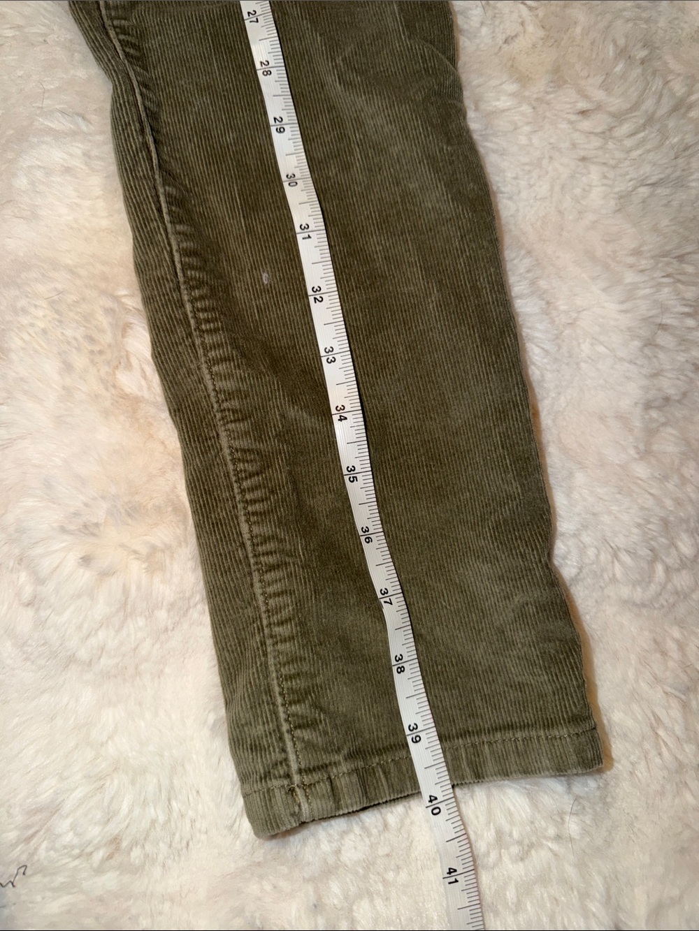 Patagonia Olive Skinny Corduroy Jeans - Picture 5 of 7